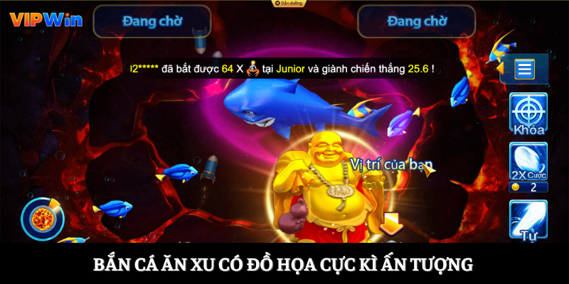 Bắn cá ăn xu có đồ họa cực kì ấn tượng 